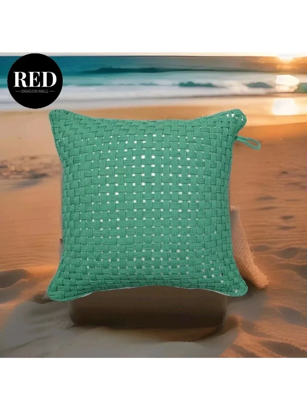 IKEA TOFTO Cushion Cover In/Outdoor Bright Green 20x20 - 105.208.25